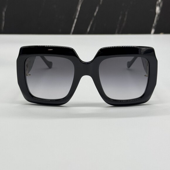 NEW GUCCI GG1022S 001 BLACK WOMEN SUNGLASSES - Picture 3 of 14